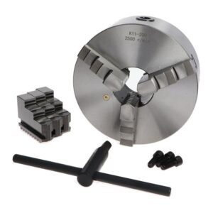 Uchwyt tokarski 3 szczękowy 200mm żeliwny samocentrujący K11-200 Uchwyt tokarski 3 szczękowy 200mm żeliwny samocentrujący K11-200