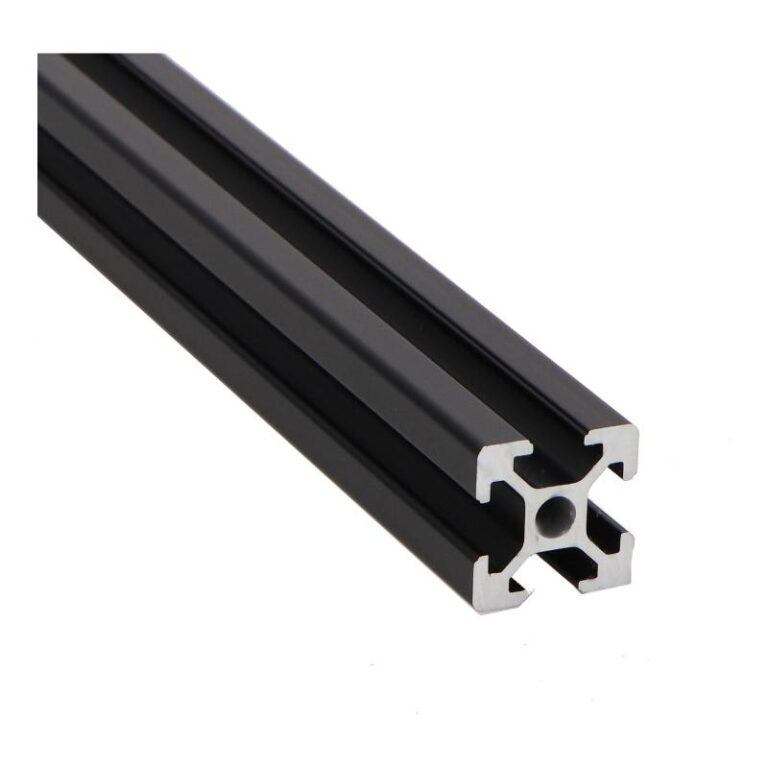 Profil aluminiowy czarny 20x20 rowek 6 - 600mm