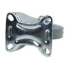 Kółko stałe fi 100mm gumowe z płytą montażową, nośność 70 kg 4022 - 100x30 - obrazek 3