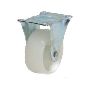 Kółko stałe fi 75mm plastikowe meblowe z płytą montażową, nośność 100 kg 2043 - 75x30