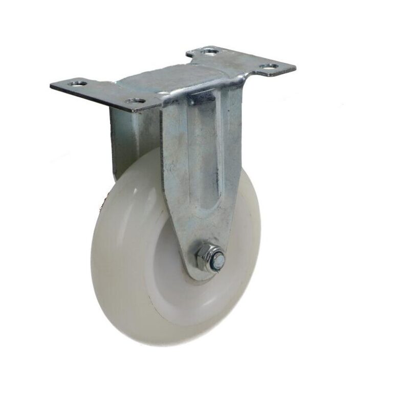 Kółko stałe fi 100mm plastikowe z płytą montażową, nośność 145 kg 3022 - 100x30