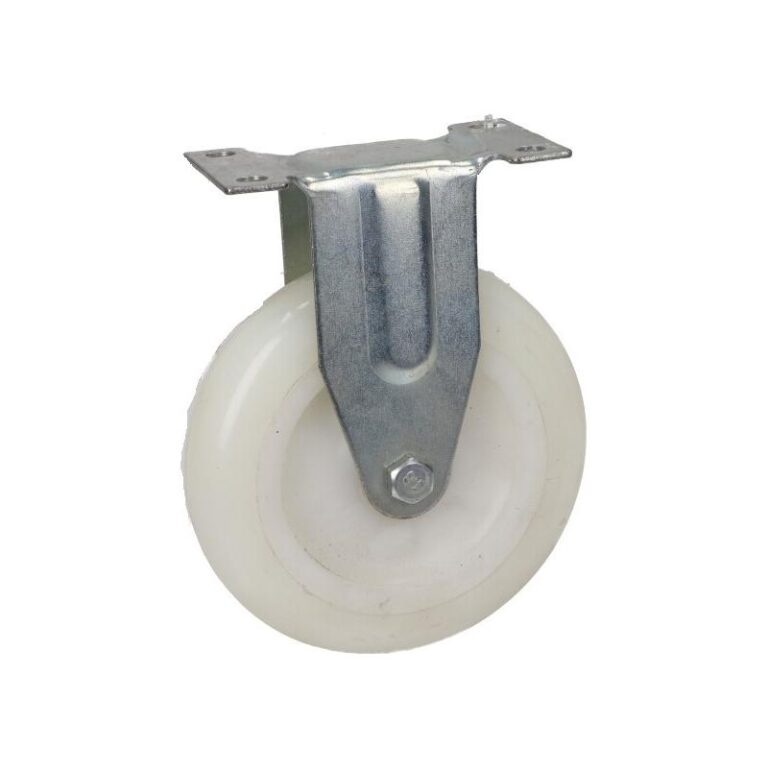 Kółko stałe fi 125mm plastikowe z płytą montażową, nośność 180 kg 3022 - 125x30