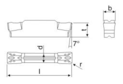 Płytka do przecinania MGMN150-G NC3030