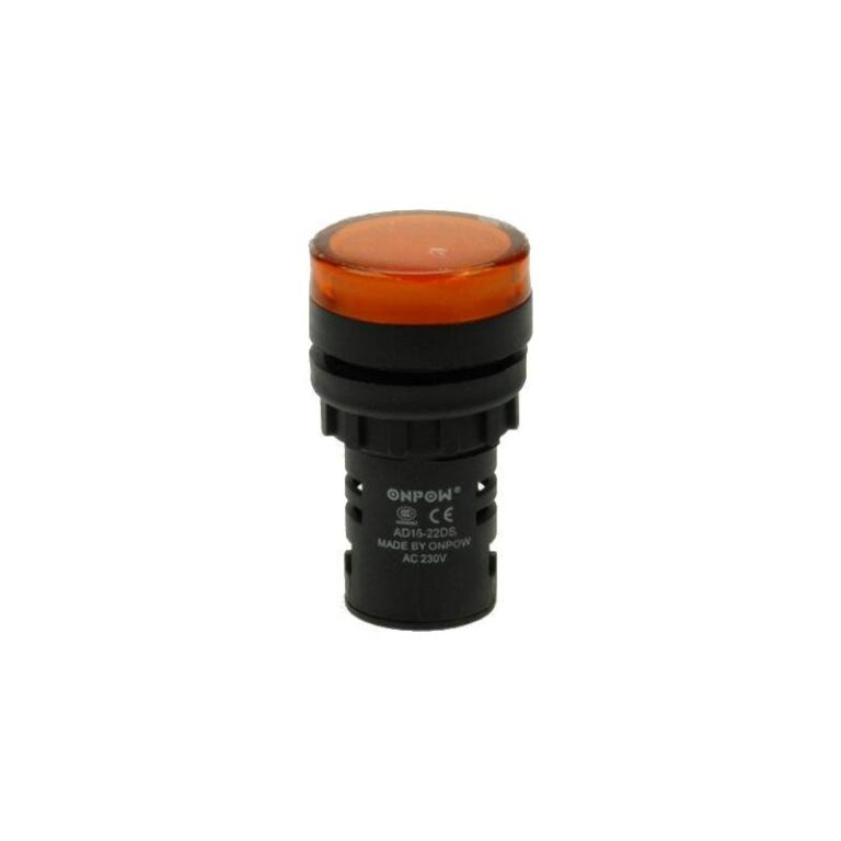 Kontrolka AD16-22DS/O-24V AC/DC pomarńczowy, śrubowa Onpow