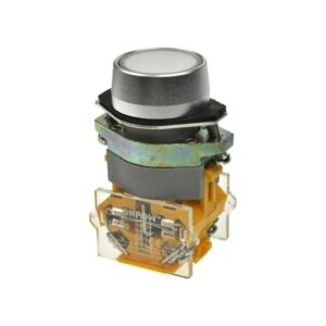 Przycisk sterowniczy LAS0-A1Y-11Z/W, biały, NO/NC, bistabilny Onpow Przycisk sterowniczy LAS0-A1Y-11Z/W, biały, NO/NC, bistabilny Onpow