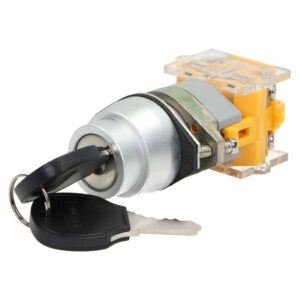 Przełącznik stacyjka LAS0-A1Y-11Y/23 NO/NC 2-położeniowy monostabilny Onpow Przełącznik stacyjka LAS0-A1Y-11Y/23 NO/NC 2-położeniowy monostabilny Onpow