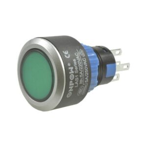 Przycisk LAS1-AWY-11/G/12V On-(on) 1 tor zielony podświetlenie 12V Onpow Przycisk LAS1-AWY-11/G/12V On-(on) 1 tor zielony podświetlenie 12V Onpow