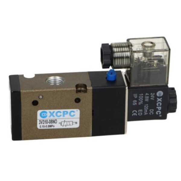 Elektrozawór pneumatyczny 4V-110-M5-DC24V 5/2 monostabilny M5