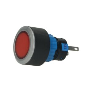 Kontrolka LAS1-AWY-D/R/24/P, podświetlenie LED 24V AC/DC, czerwone, fi22, IP65, do lutowania, Onpow