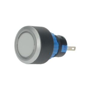 Kontrolka LAS1-AWY-D/W/24/P, podświetlenie LED 24V AC/DC, białe, fi22, IP65, do lutowania, Onpow