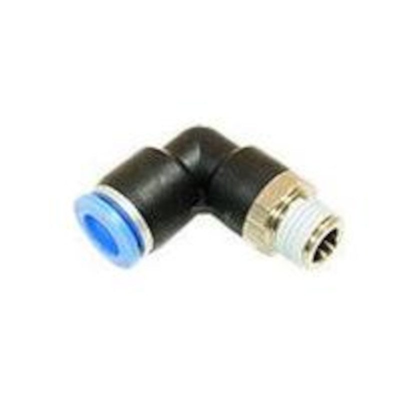 Złączka wtykowa kątowa wąż 10mm gwint 1/8" PL10-G01 Złączka wtykowa kątowa wąż 10mm gwint 1/8" PL10-G01