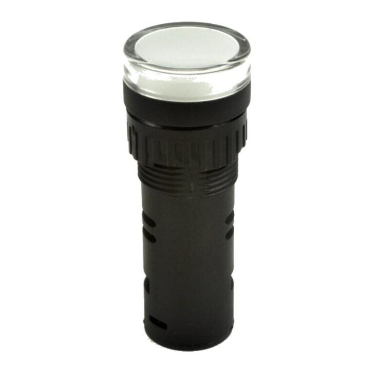 Kontrolka AD16-16E/W-12, 16mm, biały Onpow