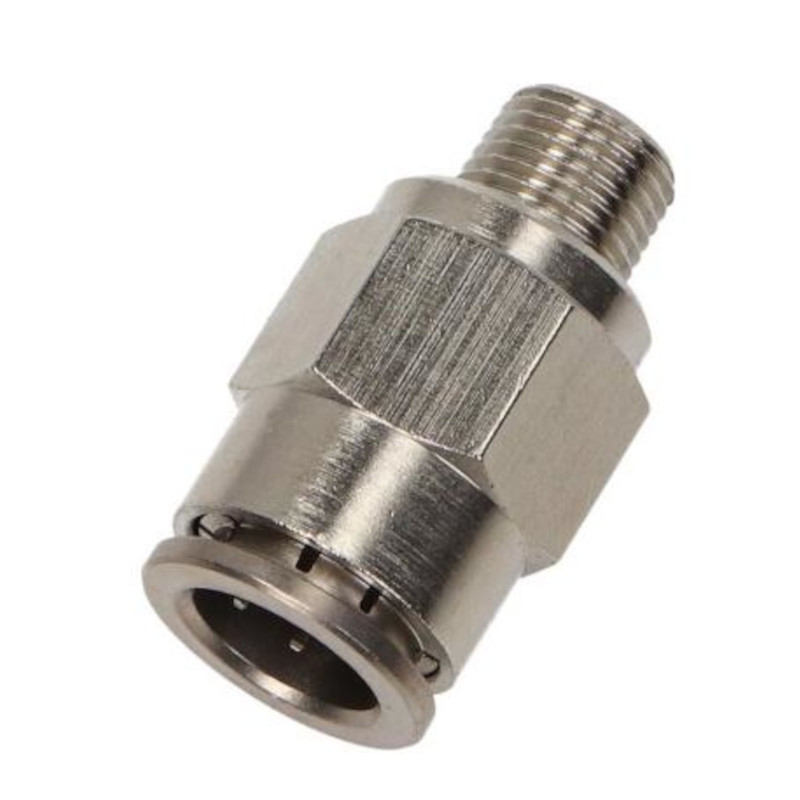 Złączka pneumatyczna prosta METAL 10-1/8 Złączka pneumatyczna prosta METAL 10-1/8