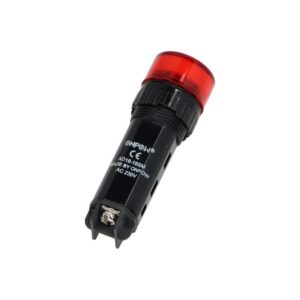 Kontrolka migająca z buzerem AD16-16SM/230V, czerwony Onpow