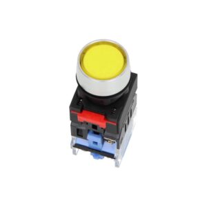 Przycisk sterowniczy z podświetleniem LAS0-A3Y-11/Y/24, żółty, NO/NC, monostabilny Onpow Przycisk sterowniczy z podświetleniem LAS0-A3Y-11/Y/24, żółty, NO/NC, monostabilny Onpow