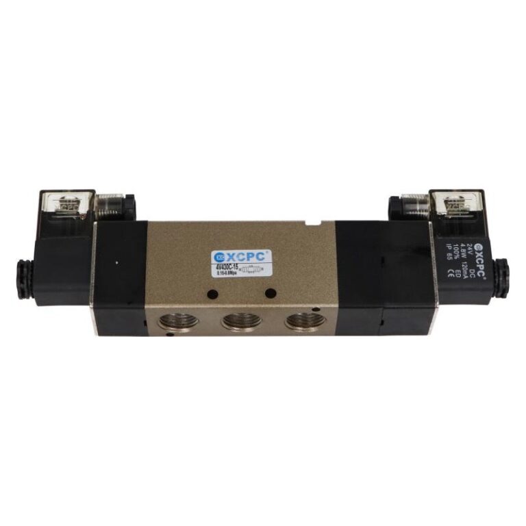 Elektrozawór pneumatyczny 4V430-15-NC-DC24V 5/3 monostabilny NC 1/2''