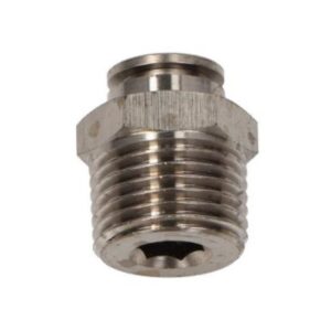 Złączka pneumatyczna prosta METAL 08 3/8