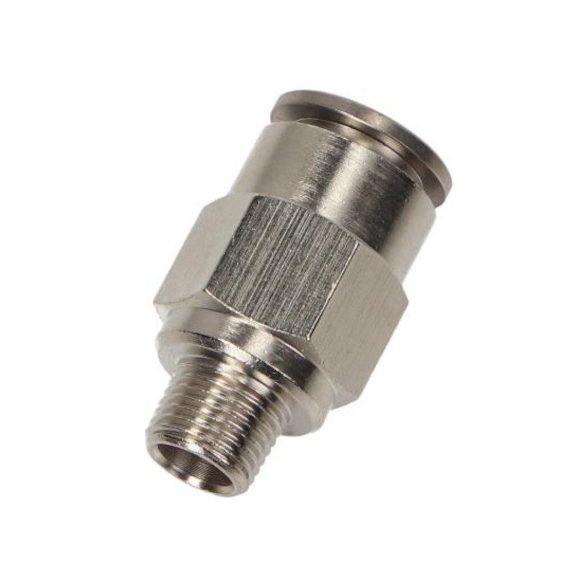 Złączka pneumatyczna prosta METAL 08 1/2