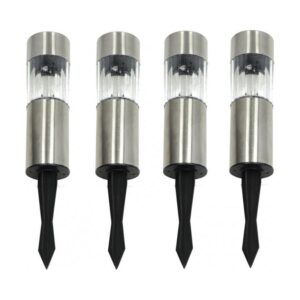 Lampa solarna ogrodowa LED słupek 4 szt