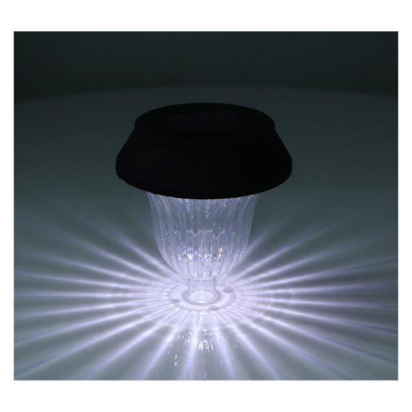 Lampa solarna ogrodowa wbijana LED trawnikowa