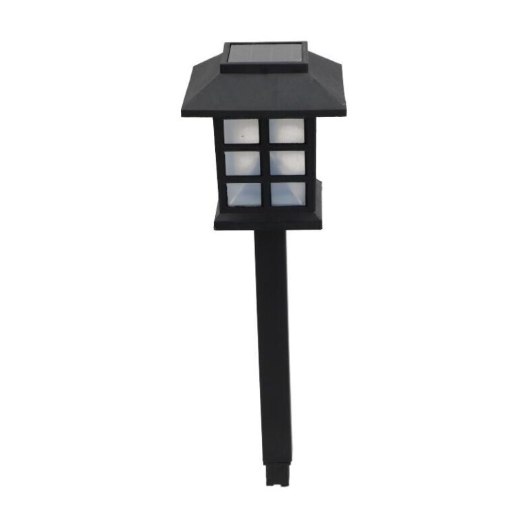 Lampa solarna ogrodowa wbijana LED retro