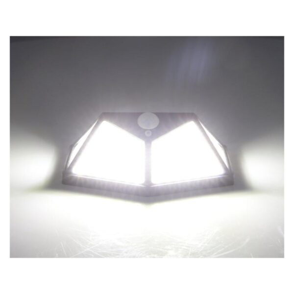 Lampa solarna ogrodowa 100 LED z czujnikiem ruchu