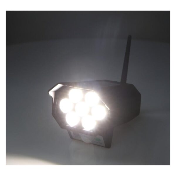 Lampa solarna ogrodowa LED kamera