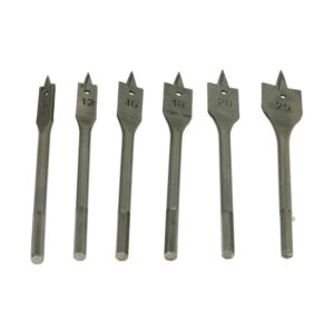 Zestaw 6 wierteł piórowych do drewna fi 10 - 25mm Zestaw 6 wierteł piórowych do drewna fi 10 - 25mm