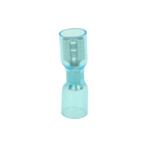 Konektor płaski żeński izolowany, z osłonką termokurczliwą, nasuwka (6,3/0,8mm, 1,5-2,5mm2) Konektor płaski żeński izolowany, z osłonką termokurczliwą, nasuwka (6,3/0,8mm, 1,5-2,5mm2)