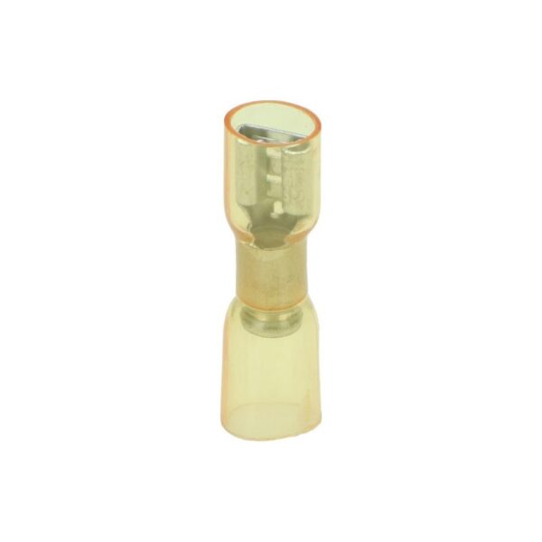 Konektor płaski żeński izolowany, z osłonką termokurczliwą, nasuwka (6,3/0,8mm, 4-6mm2)