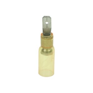 Konektor płaski męski izolowany, z osłonką termokurczliwą, wsuwka (4,8/0,8mm, 4-6mm2)