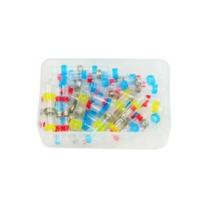 Zestaw szybkozłączek termokurczliwych z cyną, bezołowiowe (ROHS), konfekcjonowany, 50szt.