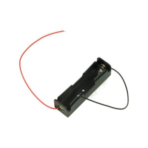 Koszyk baterii 1x18650 z przewodami