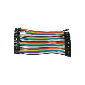 Przewody Dupont żeński-żeński 2.54mm 10cm 40 szt. Przewody Dupont żeński-żeński 2.54mm 10cm 40 szt.