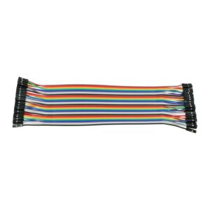 Przewody Dupont żeński-żeński 2.54mm 20cm 40 szt. Przewody Dupont żeński-żeński 2.54mm 20cm 40 szt.