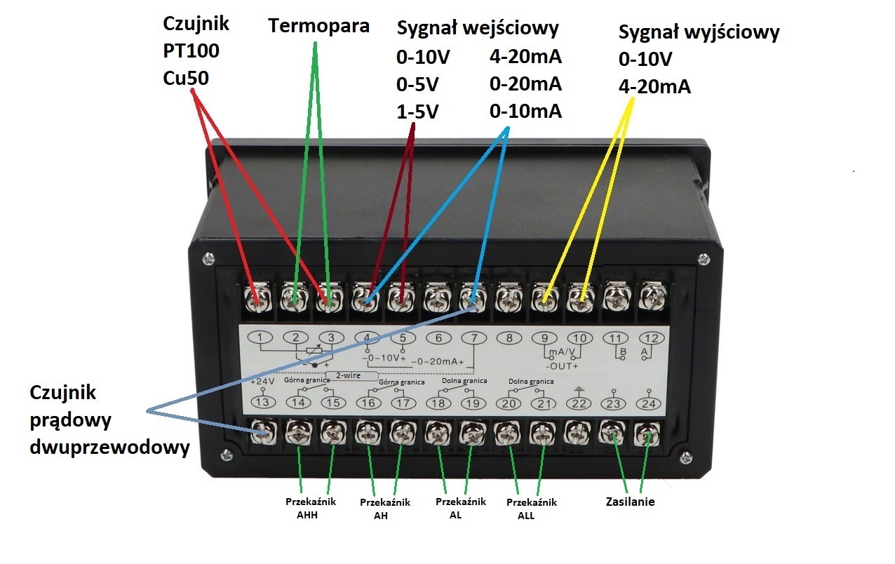 Uniwersalny regulator ciśnienia/temperatury XDB905 - wyjście 4 x przekaźnik, 24VDC Uniwersalny regulator ciśnienia/temperatury XDB905 - wyjście 4 x przekaźnik, 24VDC