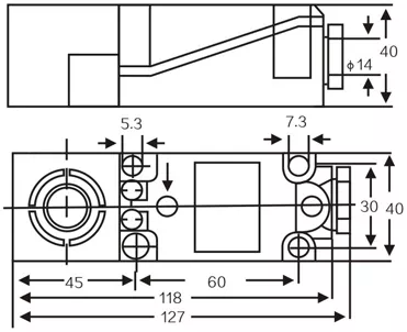 Czujnik indukcyjny LMF37-3020PC PNP NO/NC 20mm Yumo Czujnik indukcyjny LMF37-3020PC PNP NO/NC 20mm Yumo