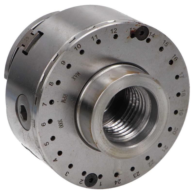 Uchwyt tokarski 4 szczękowy 125mm samocentrujący do tokarek do drewna, mocowanie M33x3,5 Uchwyt tokarski 4 szczękowy 125mm samocentrujący do tokarek do drewna, mocowanie M33x3,5