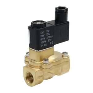 Elektrozawór odcinający 1/2" NC 24V DC 2V130 Elektrozawór odcinający 1/2" NC 24V DC 2V130