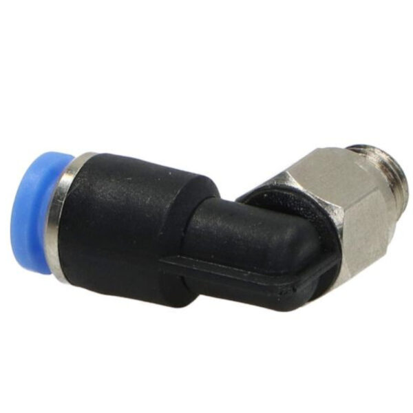 Złączka pneumatyczna kątowa MINI 4 M6