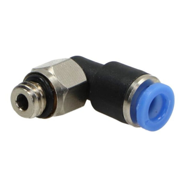 Złączka pneumatyczna kątowa MINI 4 M6