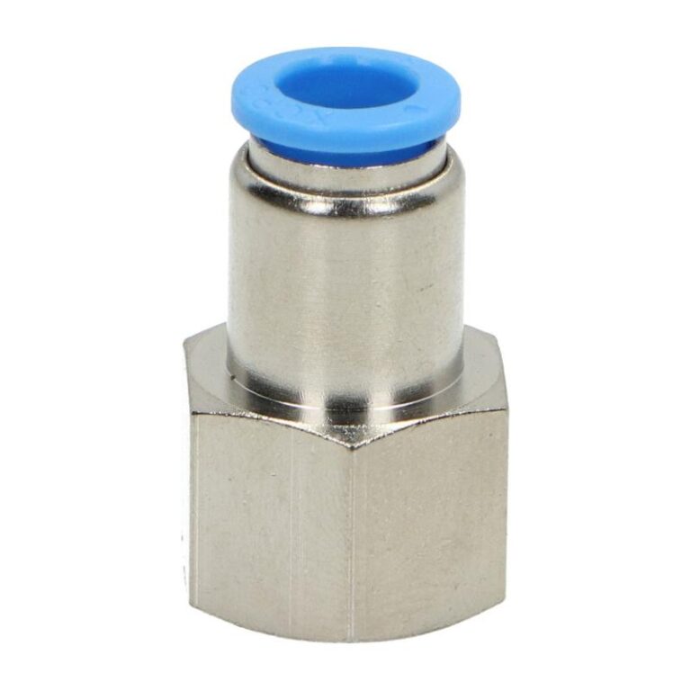 Złączka pneumatyczna prosta żeńska 8 mm gwint wewnętrzny 3/8 cala PCF-08-3/8 Złączka pneumatyczna prosta żeńska 8 mm gwint wewnętrzny 3/8 cala PCF-08-3/8