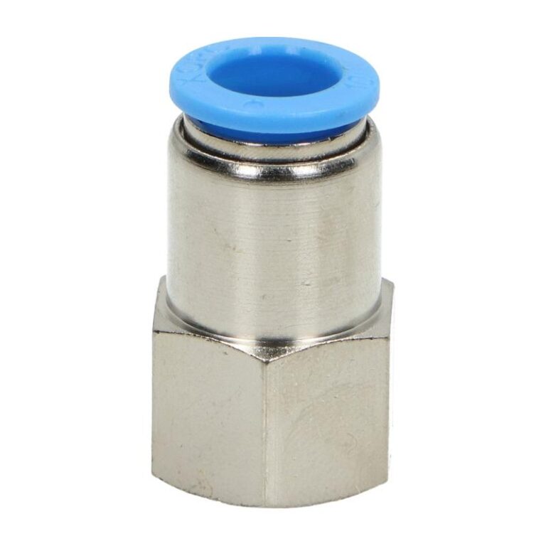 Złączka pneumatyczna prosta żeńska 10 mm gwint wewnętrzny 3/8 cala PCF-10-3/8 Złączka pneumatyczna prosta żeńska 10 mm gwint wewnętrzny 3/8 cala PCF-10-3/8