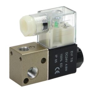Elektrozawór odcinający 1/8" 24V DC 3V1-06 Elektrozawór odcinający 1/8" 24V DC 3V1-06