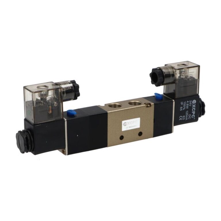 Elektrozawór pneumatyczny 4V230C-08 DC24V 5/3 monostabilny NC 1/4"