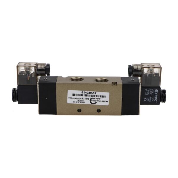Elektrozawór pneumatyczny 4V420-15 DC24V 5/2 bistabilny 1/2'' ( do siłowników )
