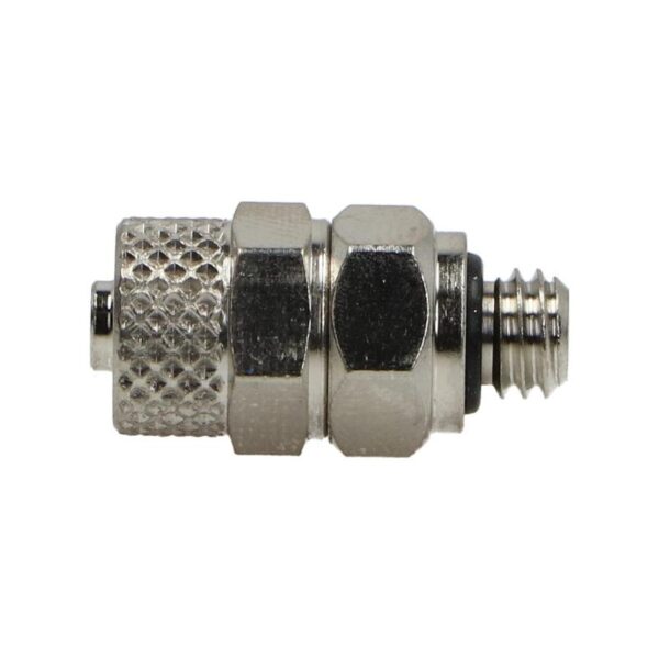 Złączka pneumatyczna prosta Skręcana 6 mm x 4 mm - gwint M6 - obrazek 3