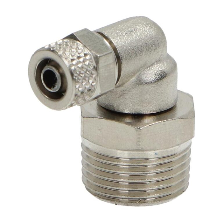 Kolanko pneumatyczne Skręcane 6 mm x 4 mm - gwint 3/8 cala