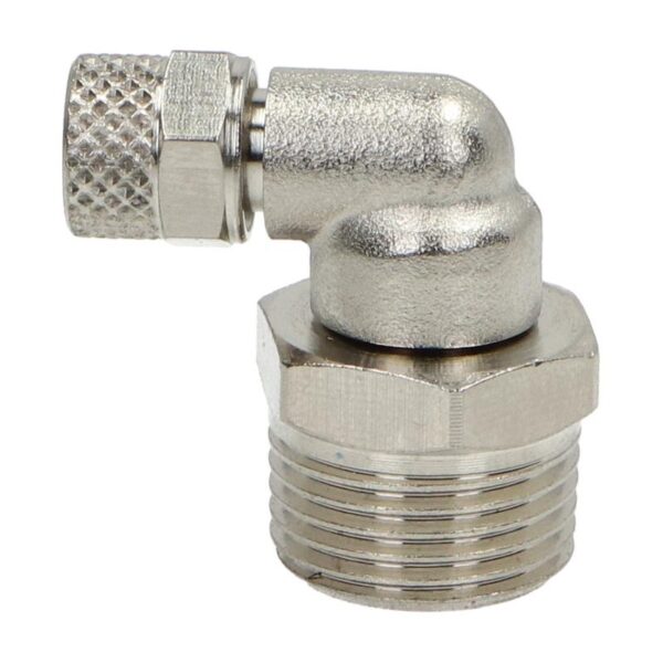 Kolanko pneumatyczne Skręcane 6 mm x 4 mm - gwint 3/8 cala