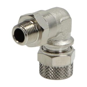 Kolanko pneumatyczne Skręcane 10 mm x 8 mm - gwint 1/8 cala Kolanko pneumatyczne Skręcane 10 mm x 8 mm - gwint 1/8 cala
